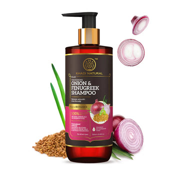 Khadi Natural Onion & Fenugreek Hair Cleanser - 310 ML