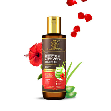 Khadi Natural Hibiscus & Aloe Vera Hair Oil - 200 ML