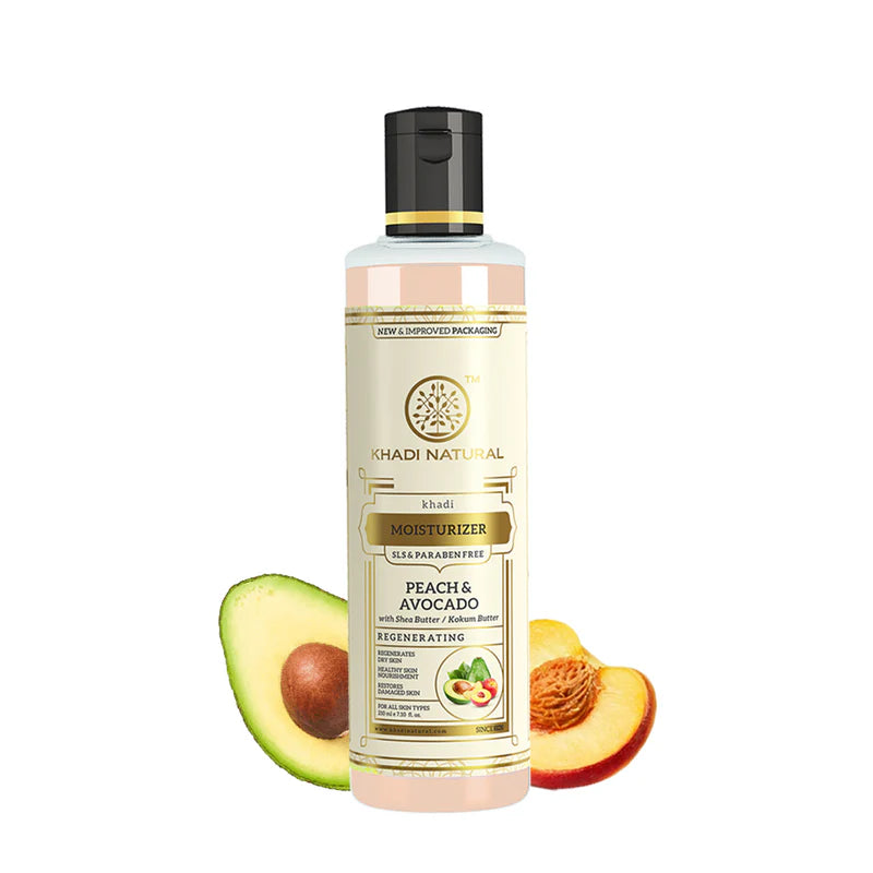 Khadi Natural Peach Avocado Moisturizer - 210 ML