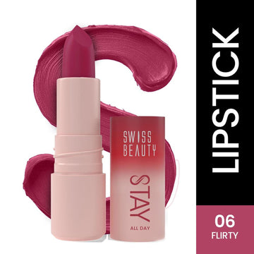 Swiss Beauty Matte Hour Waterproof Liquid Lipstick, Up To 10-Hour - 8 Smoked Bourbon
