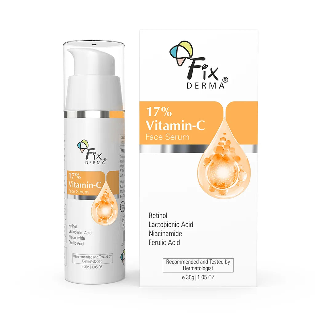 Fixderma 17% Vitamin C Face Serum - 30 GM