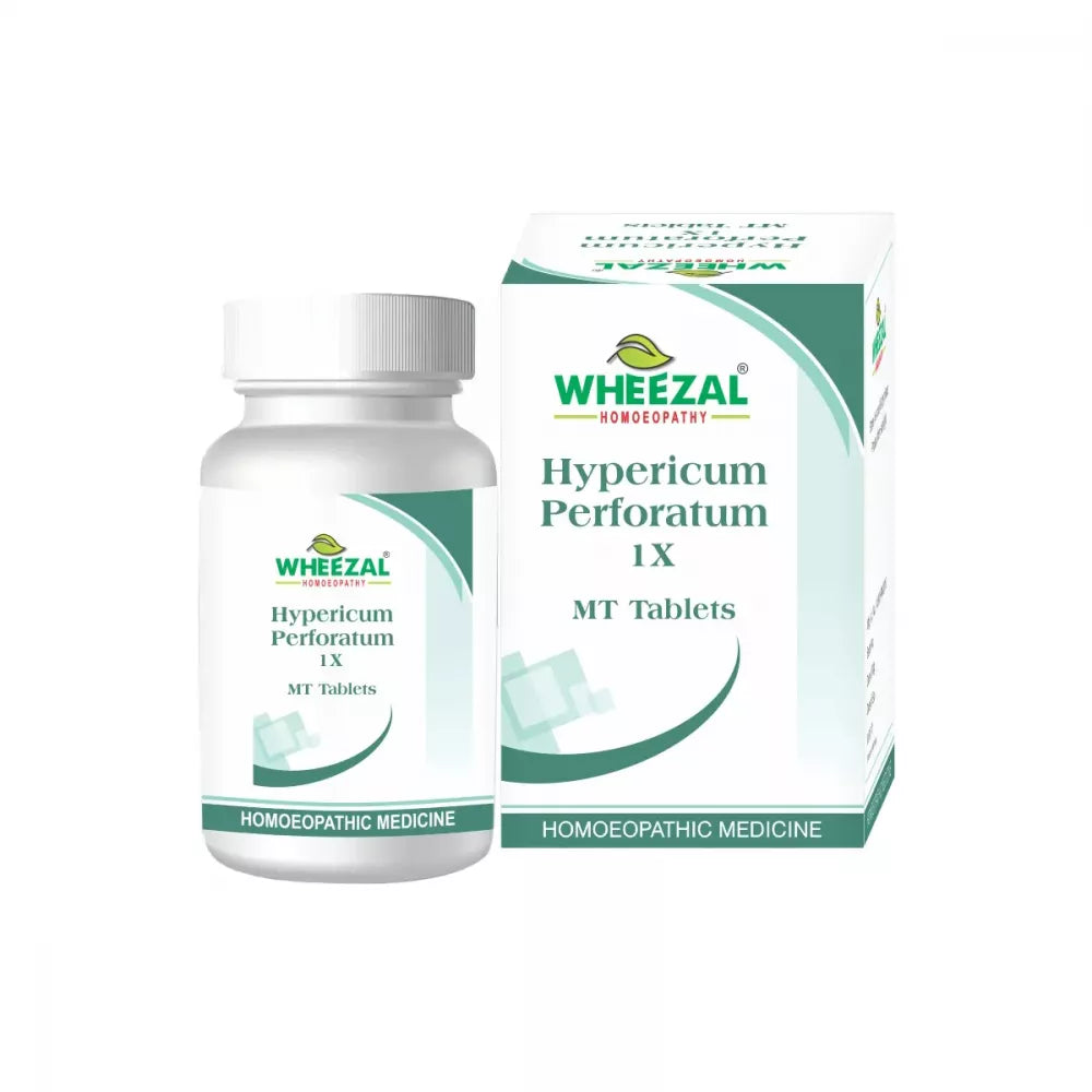 Wheezal Hypericum Perforatum 1X MT Tablets - 25 GM