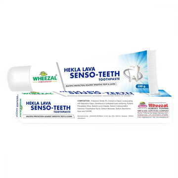 Wheezal Hekla Lava Senso Teeth Toothpaste - 100 GM