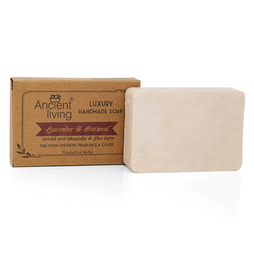 Ancient Living Lavender & Oatmeal Luxury Handmade Soap - 200 GM