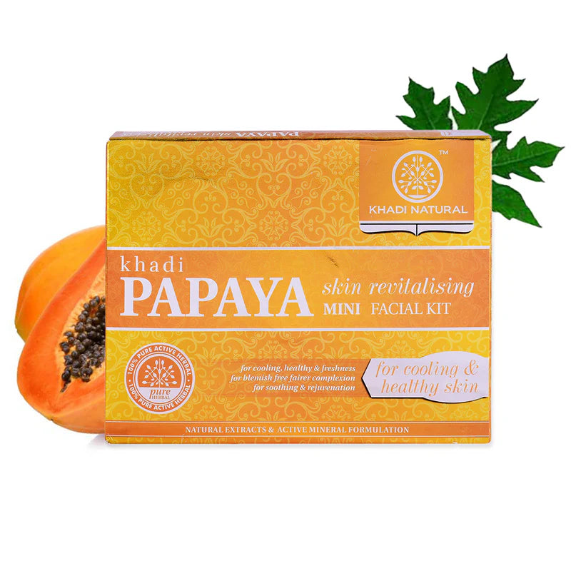 Khadi Natural Papaya Mini Facial Kit - 75 GM