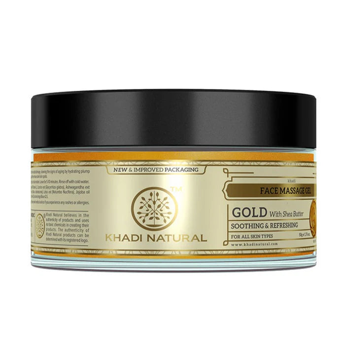 Khadi Natural Gold Face Massage Gel - 50 GM