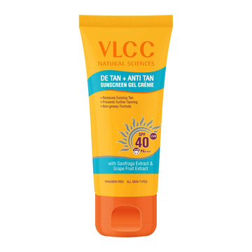 VLCC De Tan Anti Tan Sunscreen Gel Creme SPF 40 PA+++