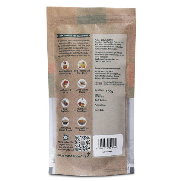 Conscious Food Bishops Weed - 100 GM