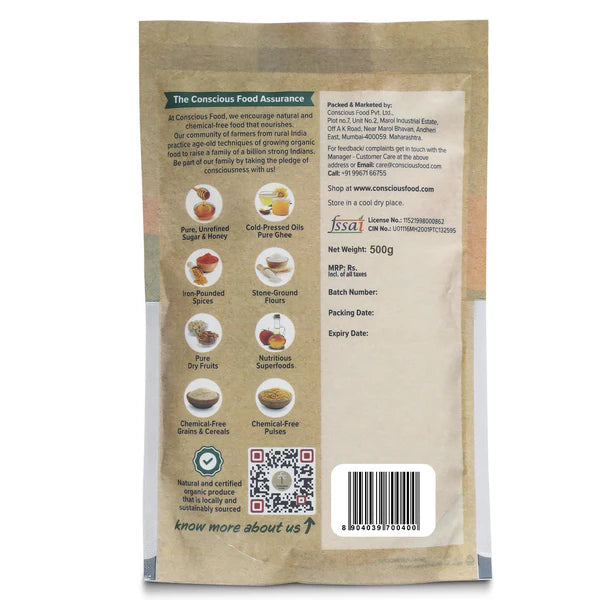 Conscious Food Finger Millet Flour - 500 GM