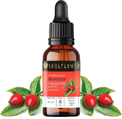 Soulflower Cold Pressed Rosehip Oil - 30 ML