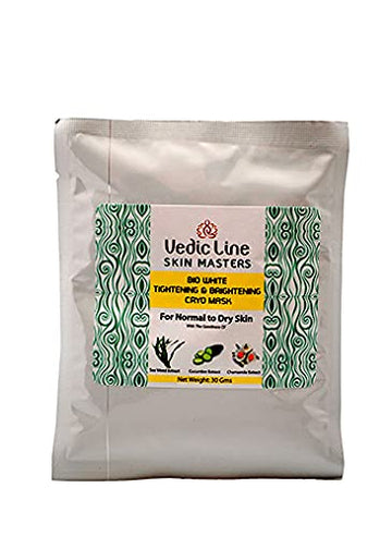 Vedic Line Skin Masters Bio White Cryo Mask Normal To Dry Skin - 30 ML