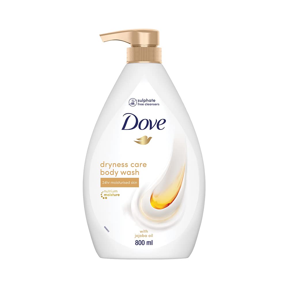 Dove Dryness Care Body Wash with Jojoba Oil - 800 ML