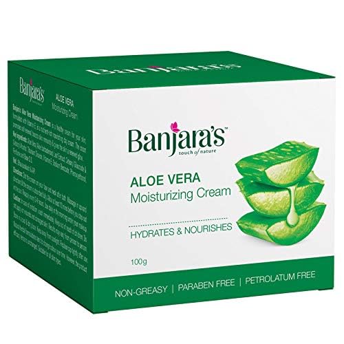 Banjaras Aloe Vera Moisturizing Cream - 100 GM