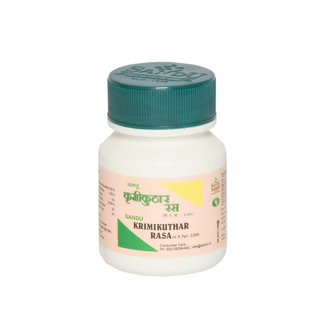 Sandu Krimikuthar Rasa Tablets - 25 Tablets
