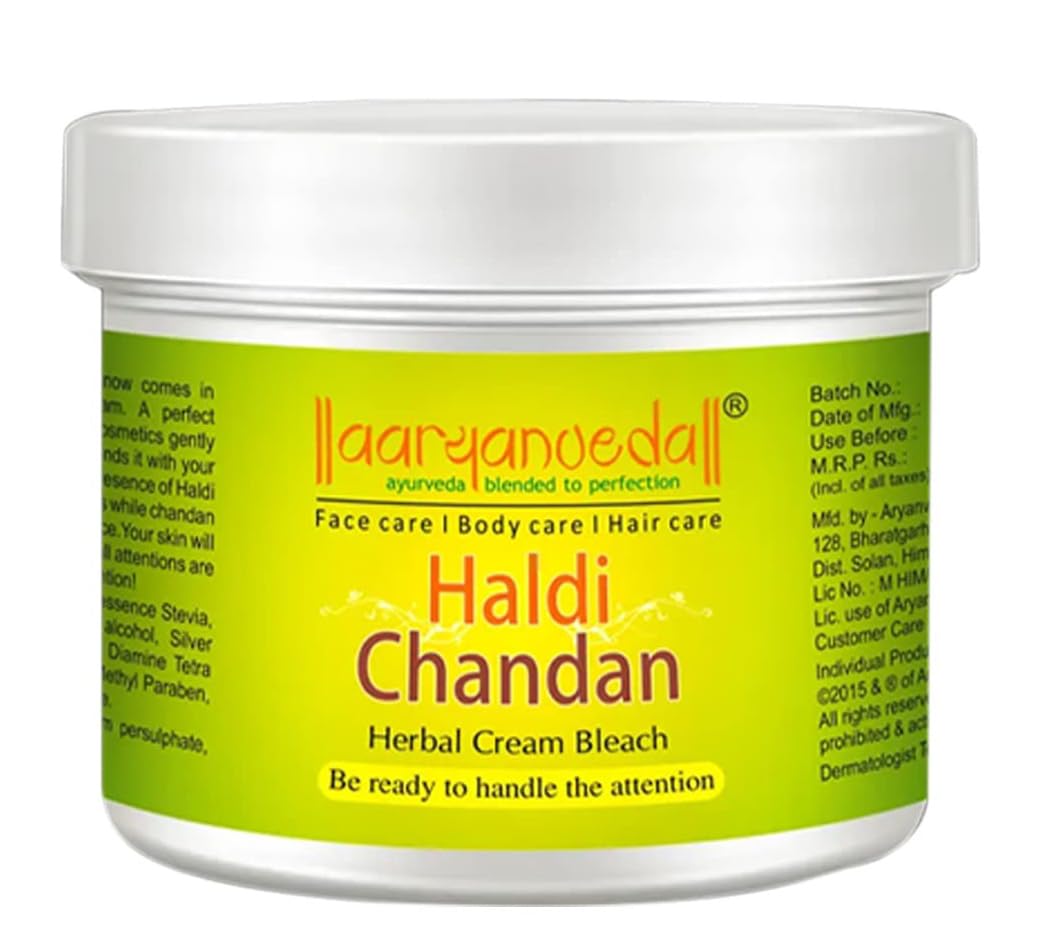 Aaryanveda Haldi Chandan Herbal Bleach Cream