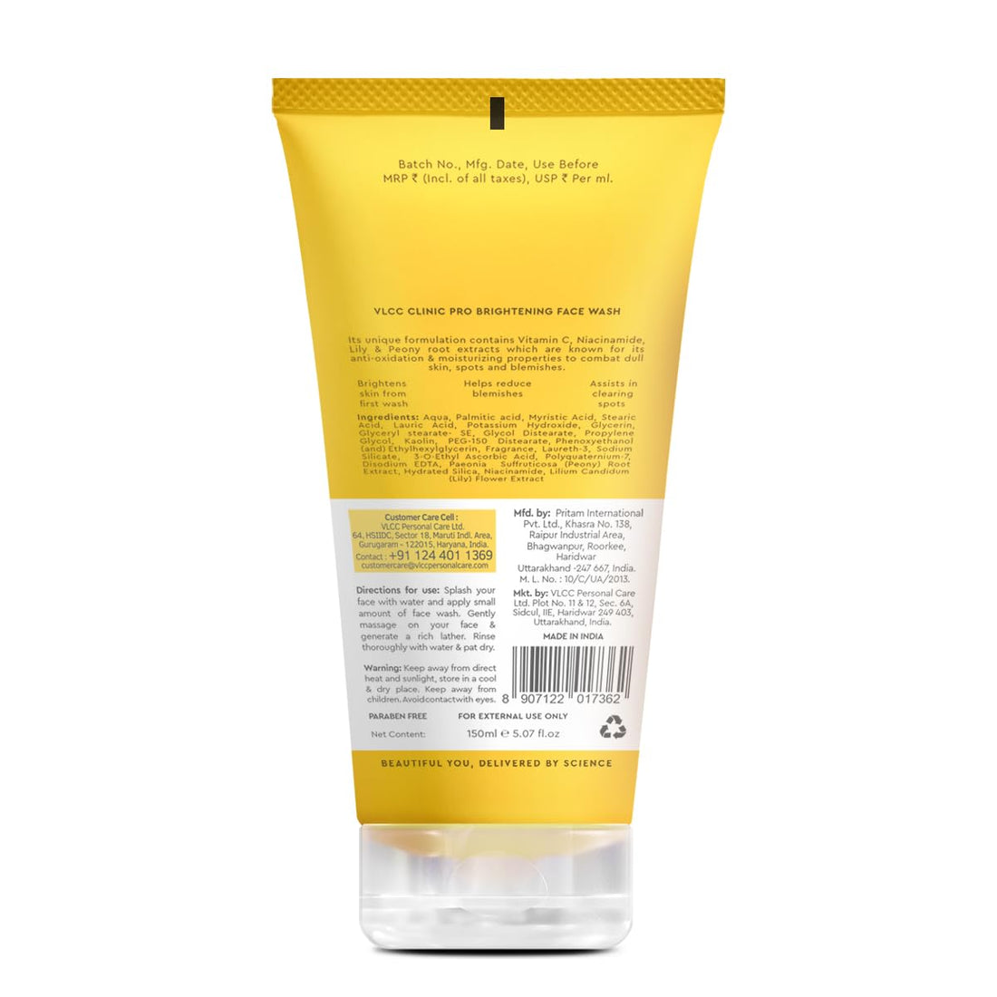 VLCC Clinic Pro Brightening Face Wash - 150 ML