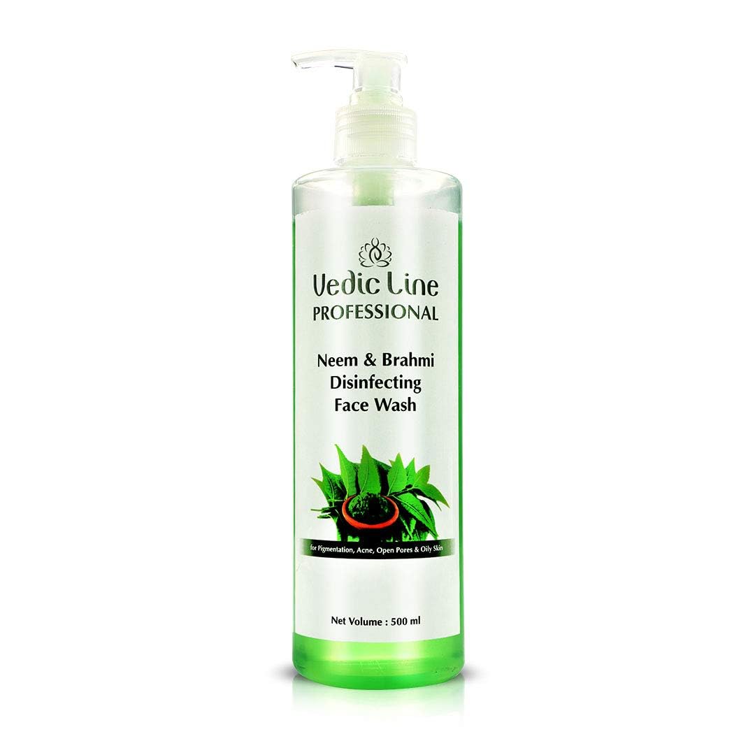 Vedic Line Neem & Brahmi Disinfecting Face Wash - 500 ML