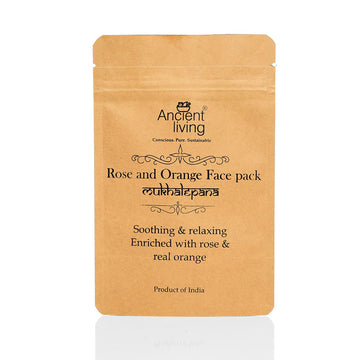 Ancient Living Rose & Orange Face Pack - 80 GM