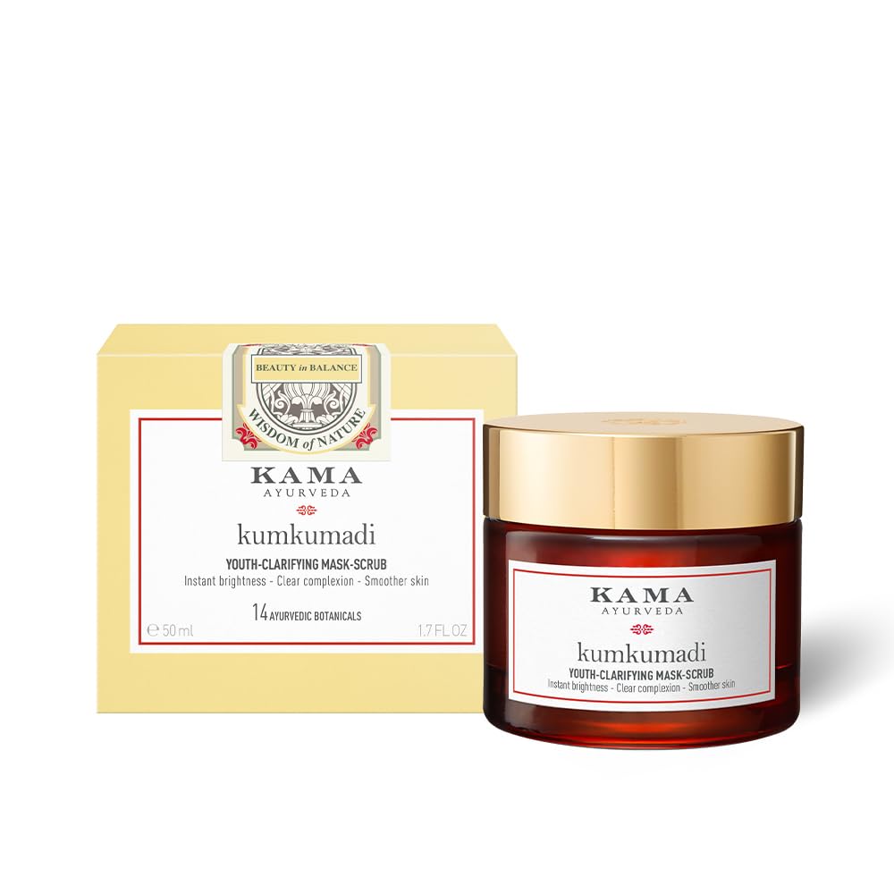 Kama Ayurveda Kumkumadi Youth Clarifying Mask Scrub - 50 GM
