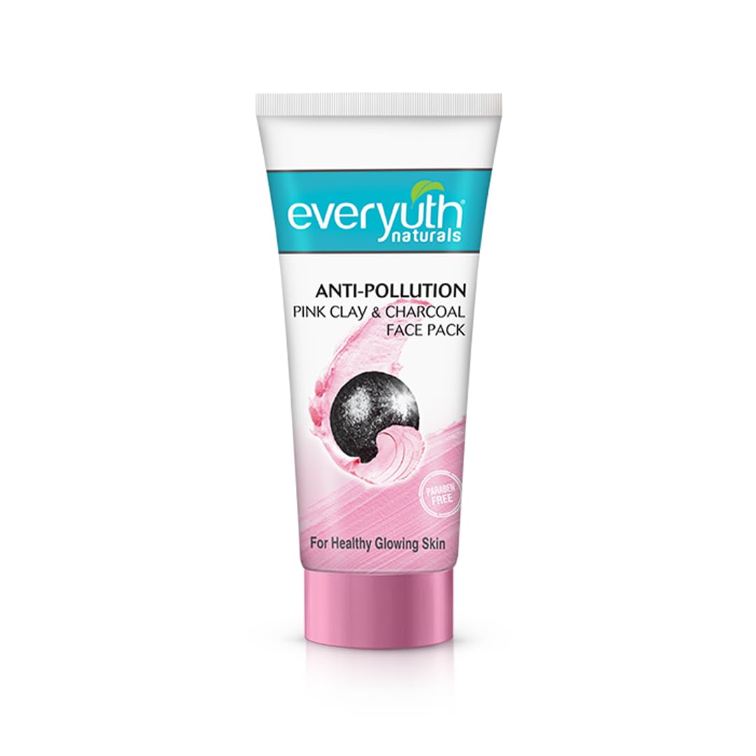 Everyuth Naturals Pink Clay & Charcoal Face Pack