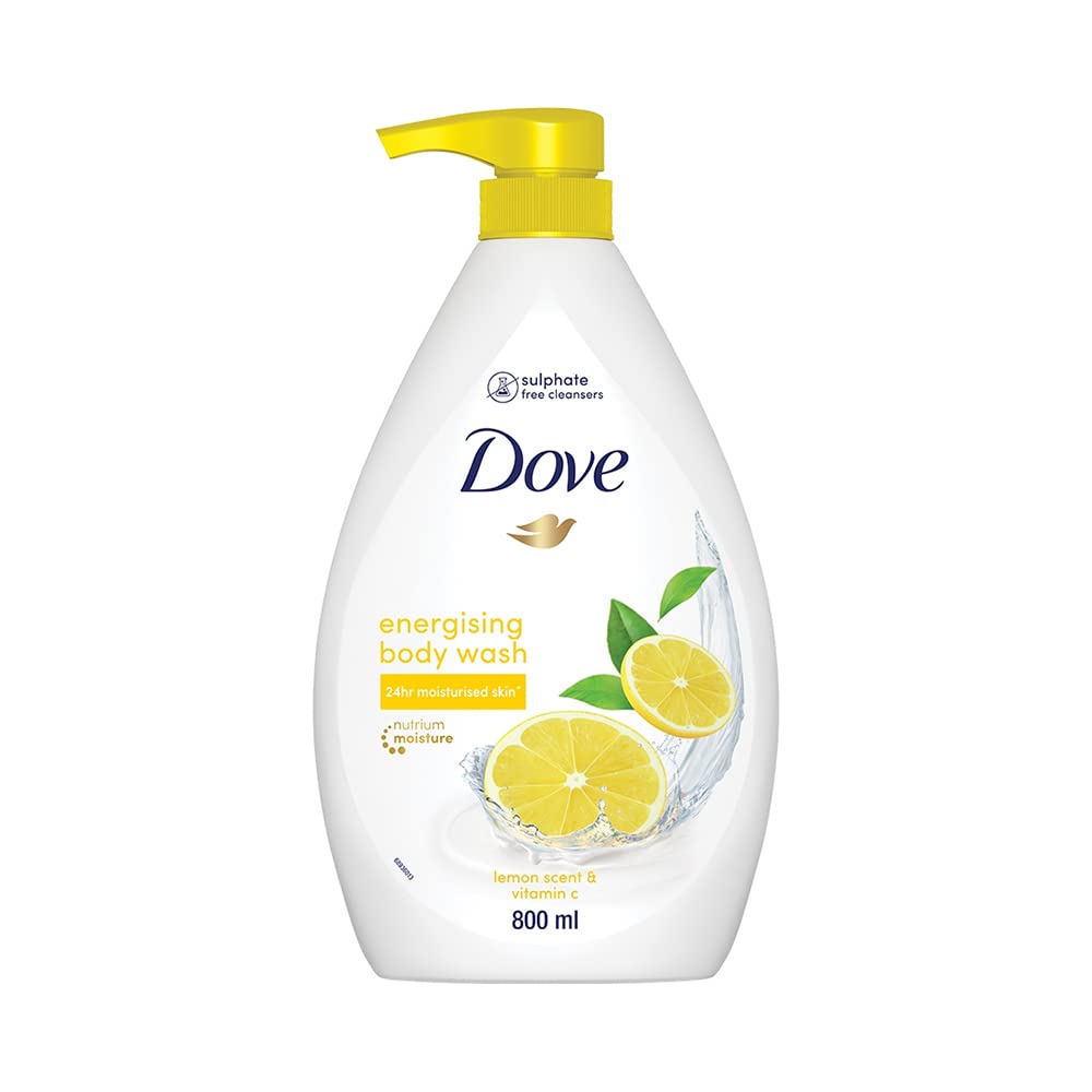 Dove Energising Body wash with Lemon Scent - 800 ML