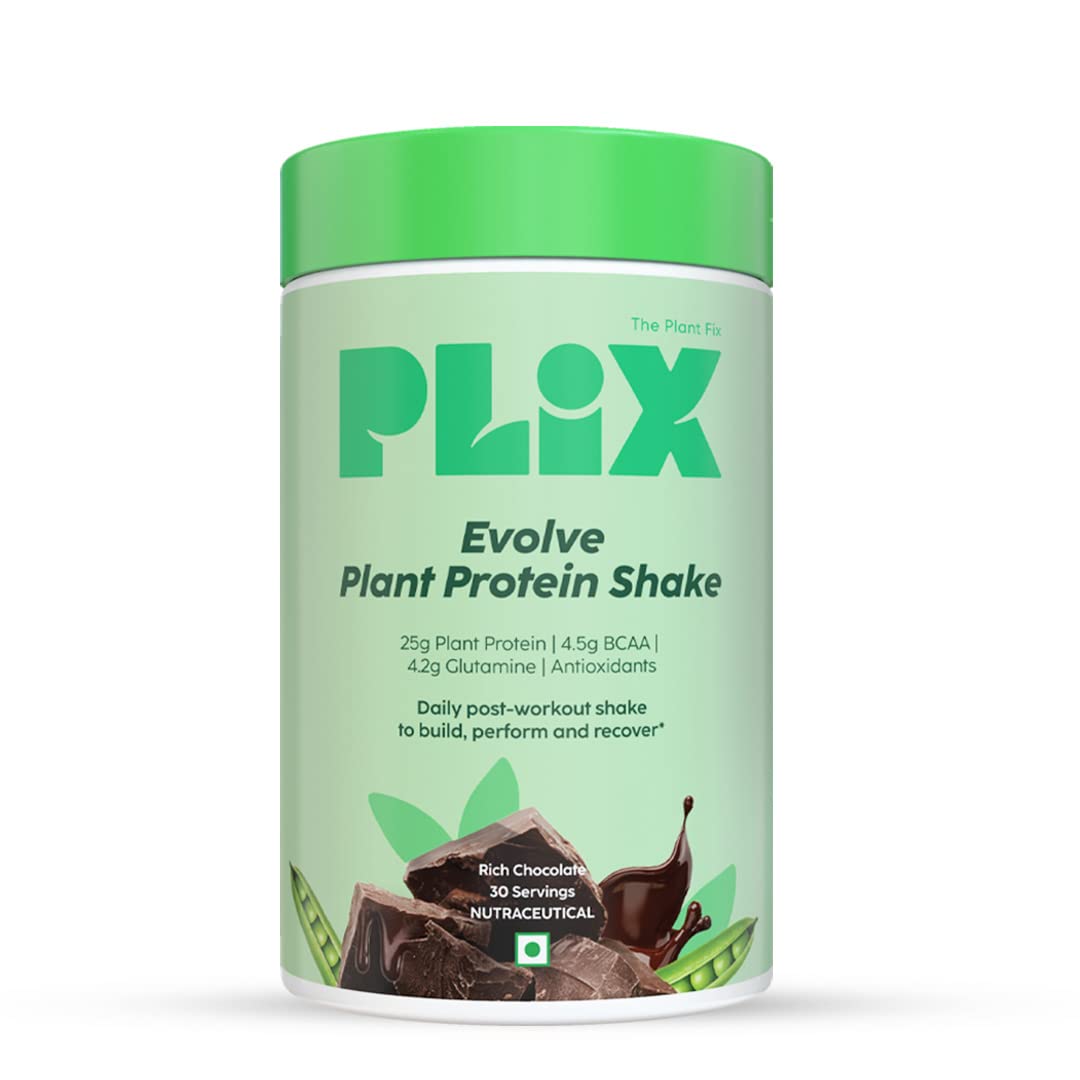 Plix The Plant Fix Evolve Plant Protein Shake Chocolate Powder - 1 kG