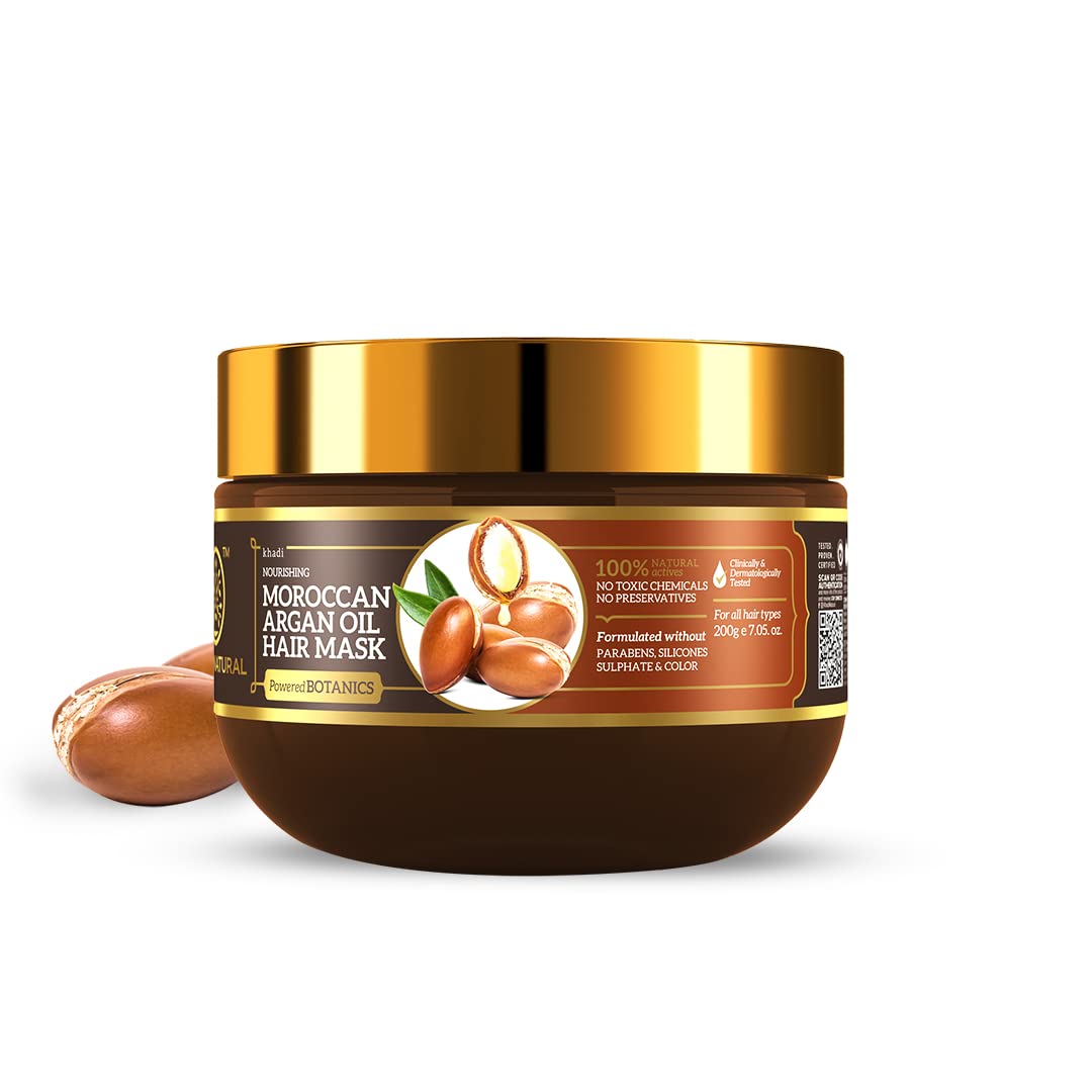 Khadi Natural Moroccan Argan Oil Hair Mask - 200 GM