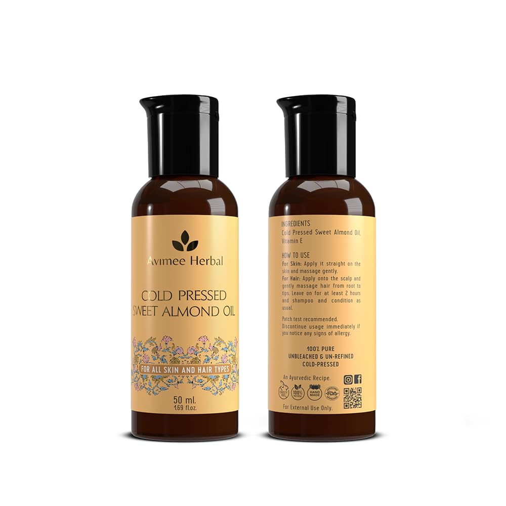 Avimee Herbal Cold Pressed Almond Oil