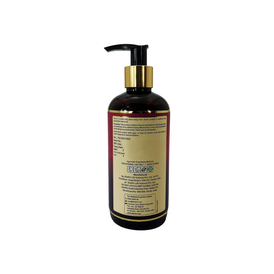 Dhathri Onion Bringa Shampoo - 300 ML