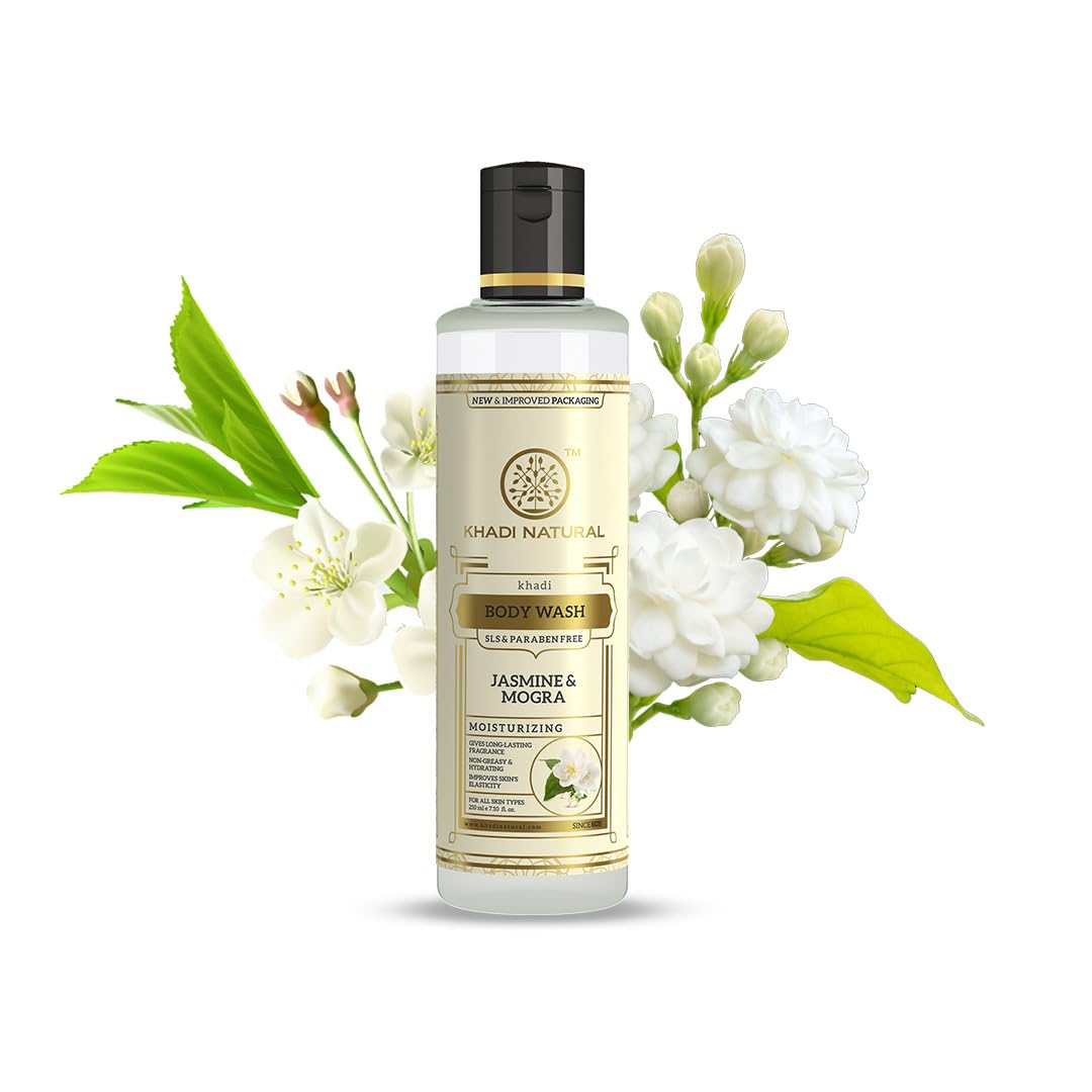 Khadi Natural Jasmine & Mongra Body Wash - 210 ML