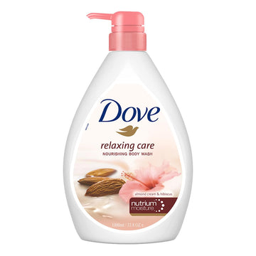 Dove Relaxing Almond Cream Body Wash with Hibiscus - 1 L