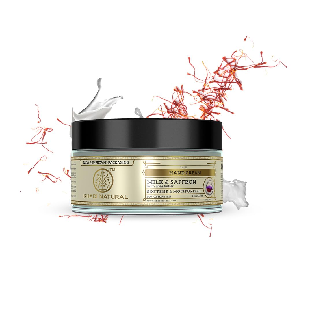 Khadi Natural Milk & Saffron Hand Cream - 50 GM