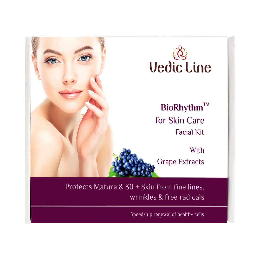 Vedic Line Bio Rhythm Anti Aging Skin Care Facial Kit - 350 ML