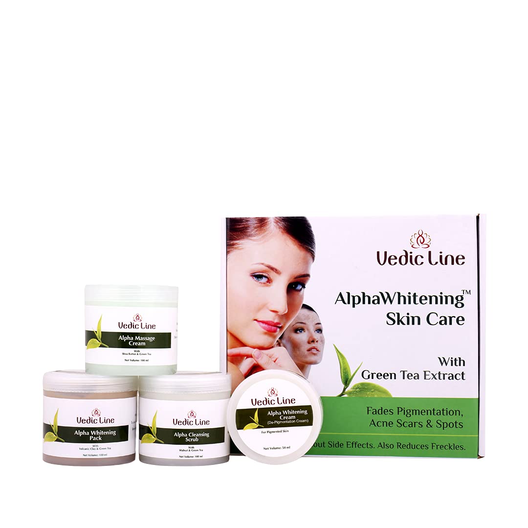 Vedic Line Alpha Whitening Skin Care Facial Kit - 350 ML