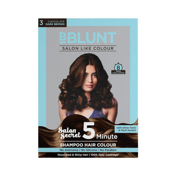 BBlunt 5 Minute Shampoo Hair Colour Chocolate Dark Brown - 100 ML