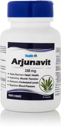 Healthvit Arjunavit Powder Capsules 250 mg - 60 Capsules