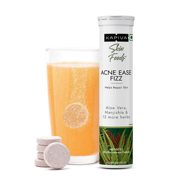 Kapiva Skin Foods Acne Ease Fizz Tablets - 20 Tablets