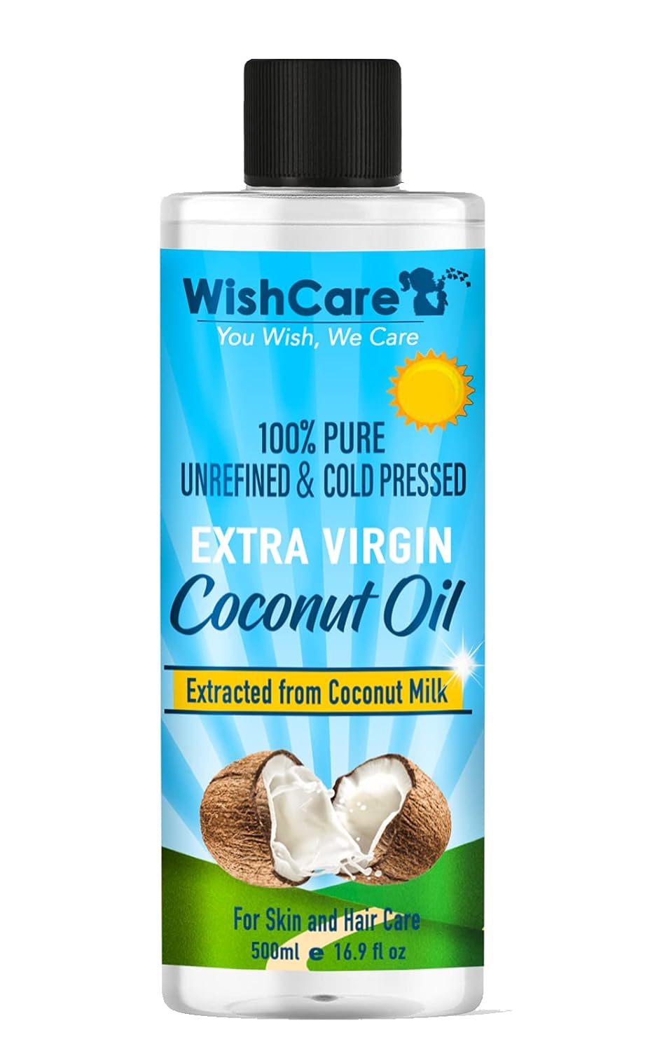 WishCare Extra Virgin Coconut Oil - 500 ML