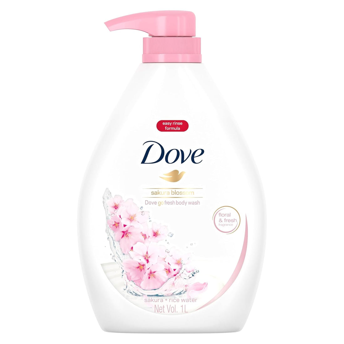 Dove Refreshing Sakura Blossom Body Wash - 1 L