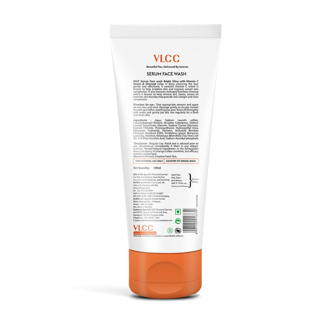 VLCC Bright Glow Serum Face Wash - 100 ML