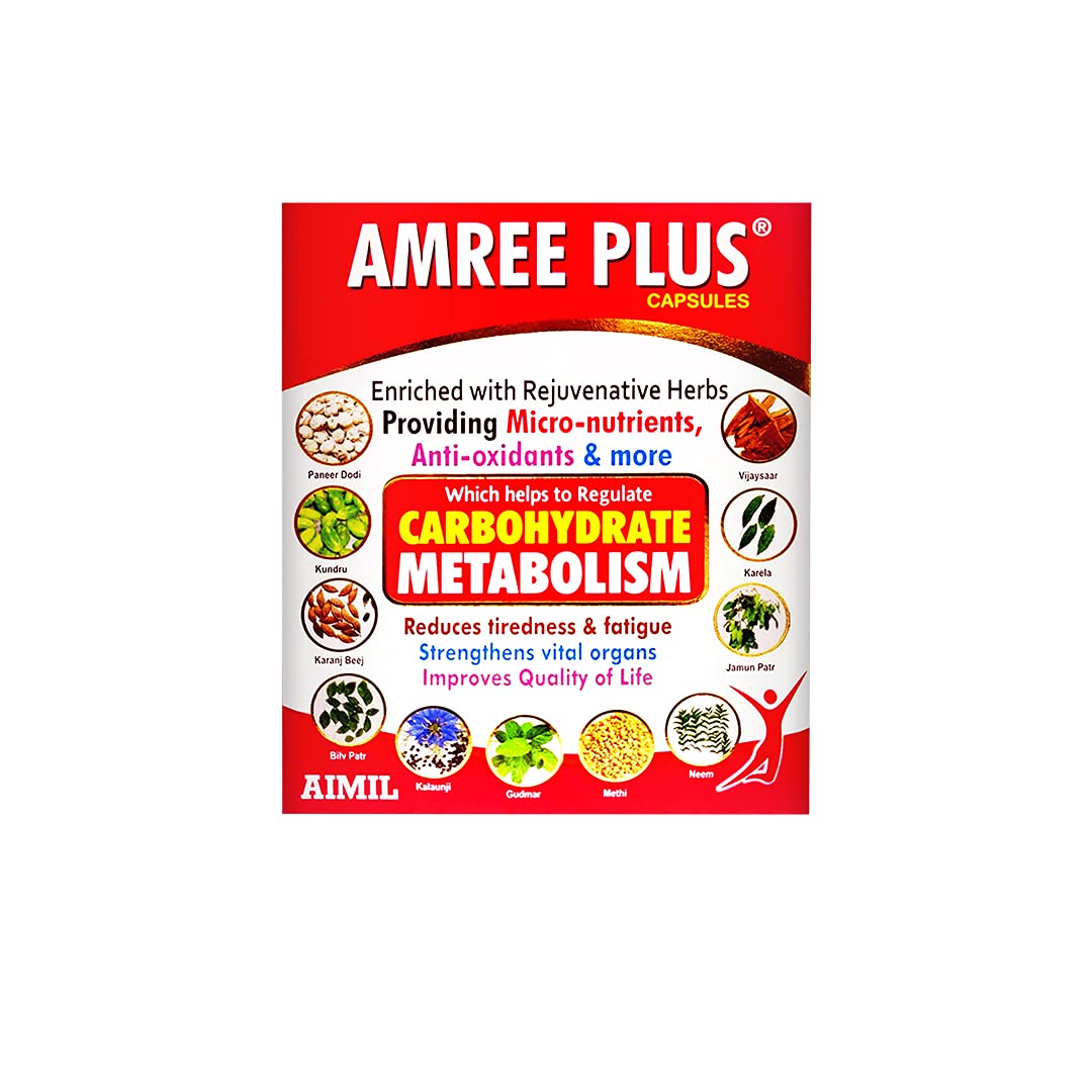 Aimil Amree Plus Capsules - 20 Capsules