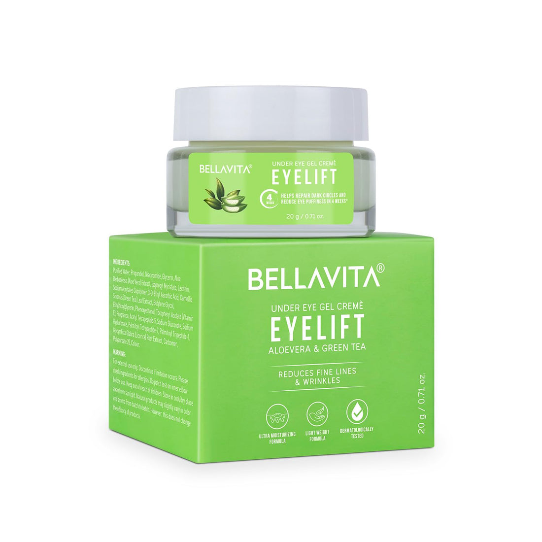 Bella Vita EyeLift Under Eye Gel Creme - 20 GM