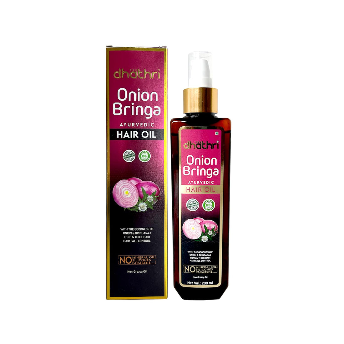 Dhathri Onion Bringa Hair Oil - 200 ML