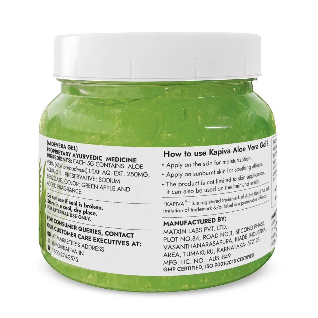 Kapiva Pure Aloe Vera Skin Gel