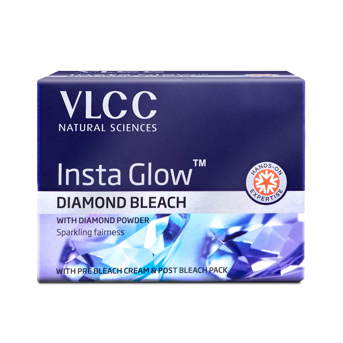 VLCC Insta Glow Diamond Bleach Cream - 60 GM