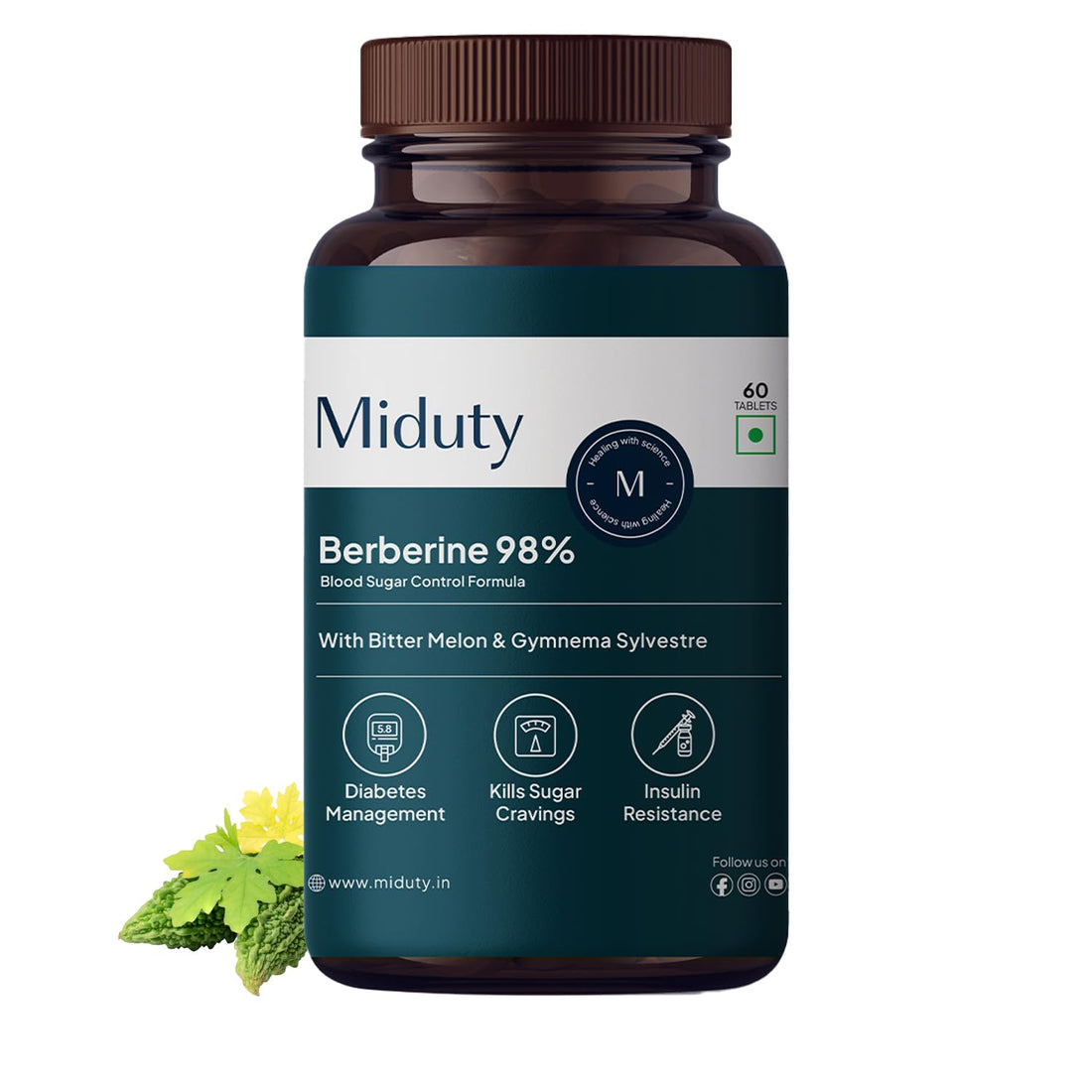 Miduty Blood Sugar Control Tablet - 60 Tablets
