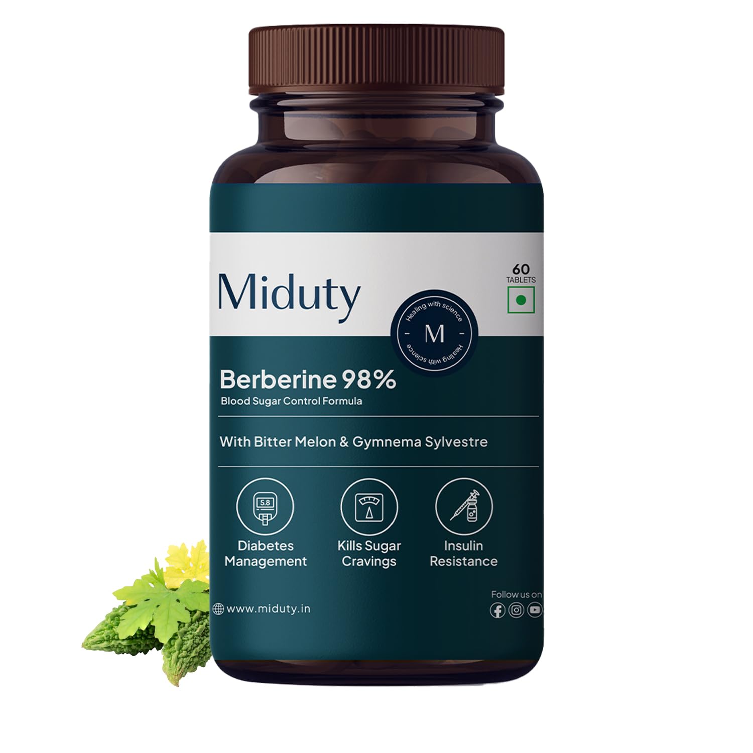 Miduty Blood Sugar Control Tablet - 60 Tablets
