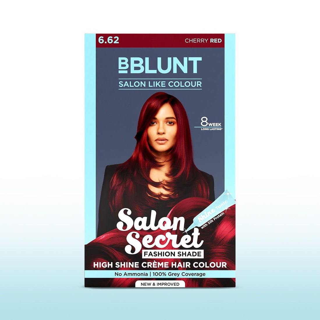 BBlunt Salon Secret High Shine Creame Hair Colour - Cherry Red