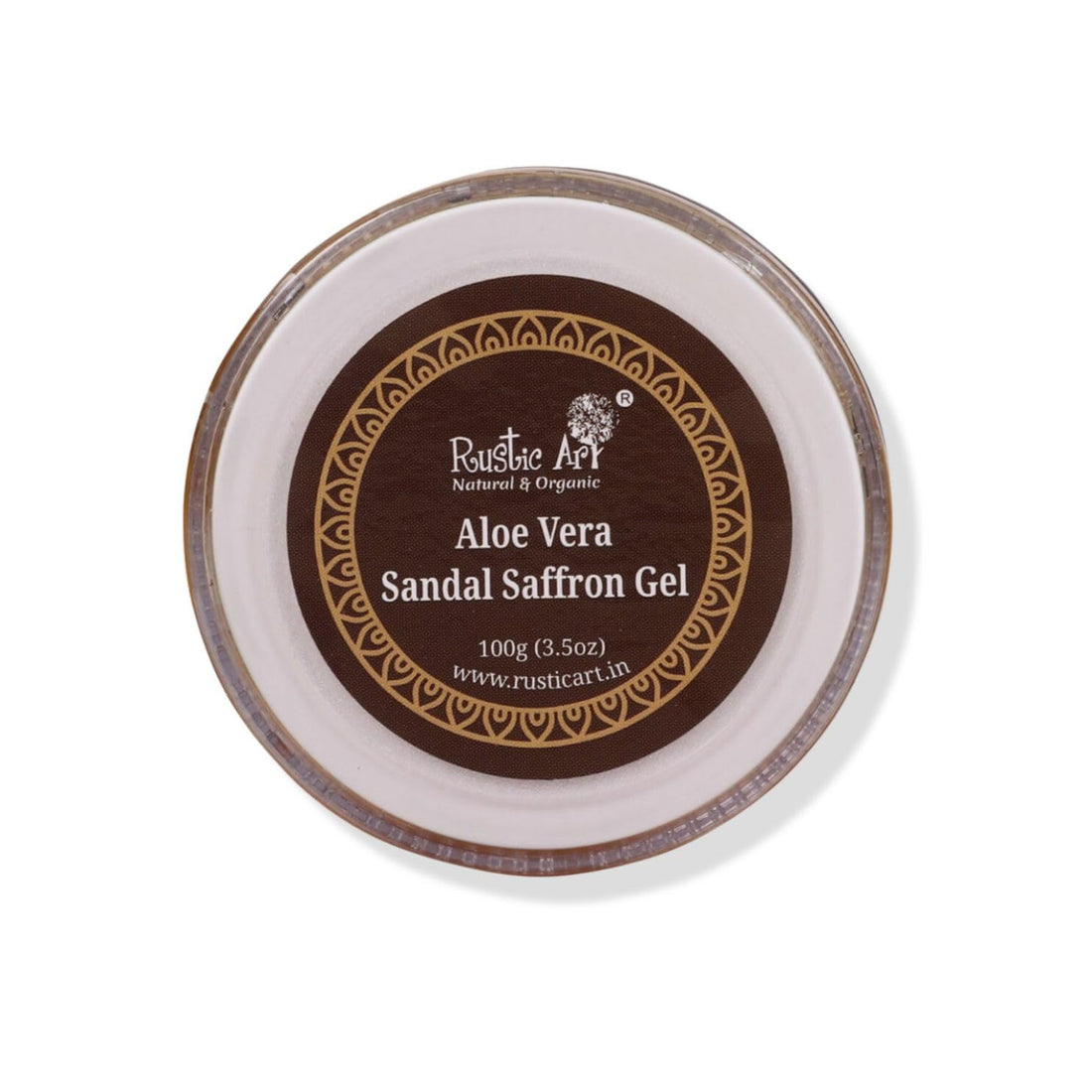 Rustic Art Aloe Vera Sandal Saffron Gel - 100 GM