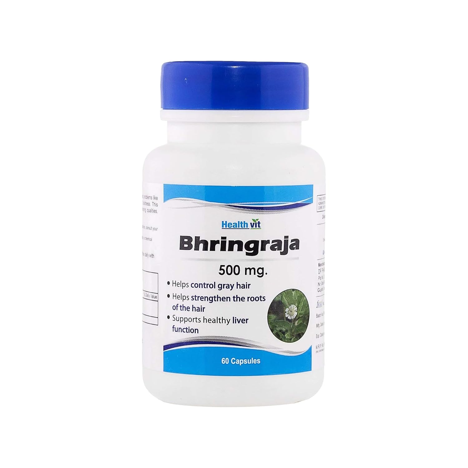Healthvit Bhringraja Capsules 500 MG - 60 Capsules